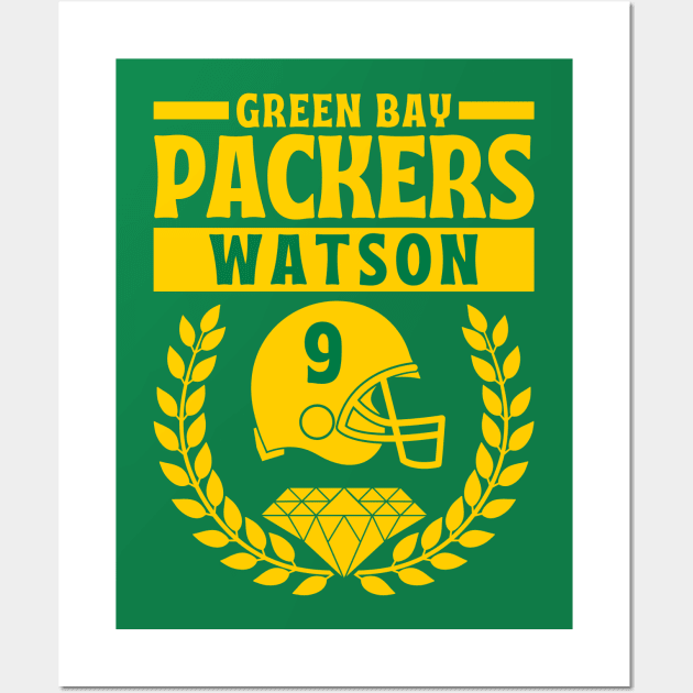 Green Bay Packers Watson 9 American Football Wall Art by Astronaut.co